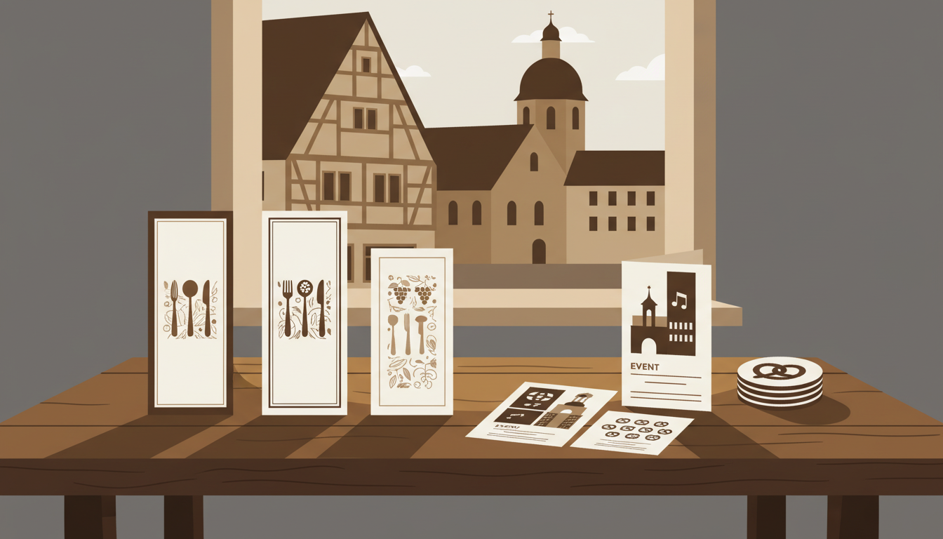 Druckerei Bamberg: Die besten Drucklösungen für Gastronomie & kulinarisches Marketing